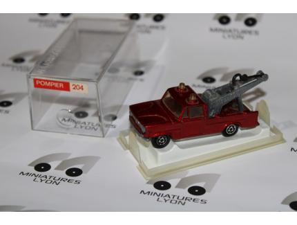 DODGE PICKUP WRECKER ROUGE MAJORETTE 204