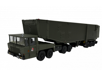 BERLIET VTE TRACTEUR TF8x4 VEHICULE TRANSPORTEUR ERECTEUR 1969 MINIATURES LYON 1/43
