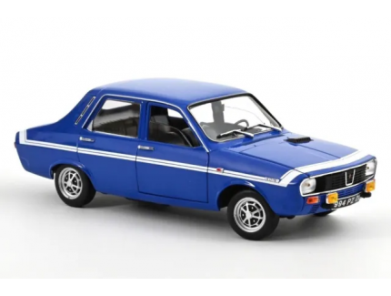 Renault 12 Gordini without bumpers 1971 Bleu-de-France Blue - Norev 1/18