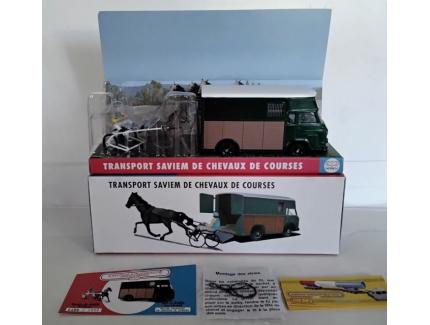 Transport Saviem de Chevaux de Courses Cij Norev 1/43