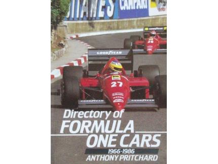 DIRECTORY OF FORMULA ONE CARS 1966-1986
