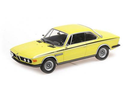 BMW 3.0 CSL 1971 JAUNE MINICHAMPS 1/18°