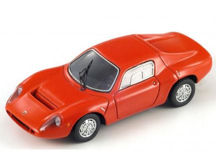 FIAT ABARTH OT 1300 RED 1965 SPARK 1/43°