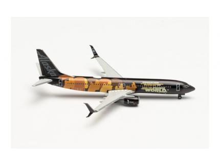 BOEING 737-900 "OUR COMMITMENT" ALASKA AIRLINES HERPA 1/500°