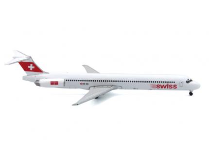 MCDONNELL DOUGLAS MD-83 SWISS HERPA 1/500°