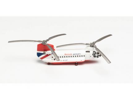 BOEING 234 CHINOOK BRITISH AIRWAYS HERPA 1/200°