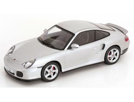 Porsche 911 (996) Turbo 2000 silver Kk Scale 1/18