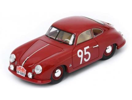 PORSCHE 356 N°95 Rallye Monte Carlo 1954 Schild & Bjornestad SPARK 1/43