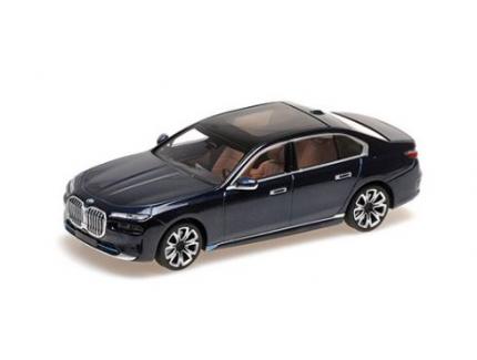 BMW I7 2023 Matt Bleu Minichamps 1/43