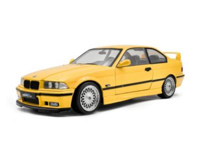 BMW M3 Coupe DAKAR YELLOW 1991 SOLIDO  1/18