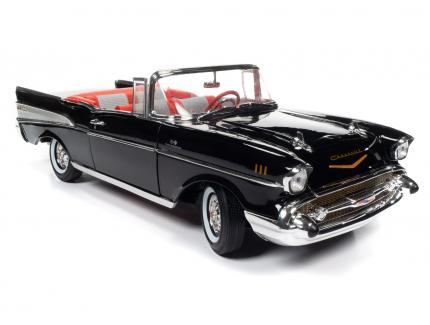 CHEVY BEL AIR CONVERTIBLE 1957 AUTO WORLD 1/18°