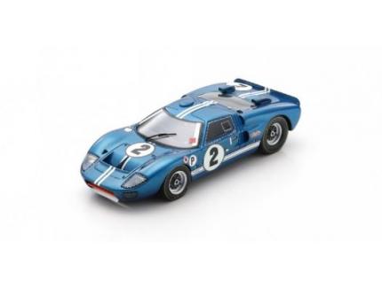 FORD GT40 MK2 N°2 2ème 12H SEBRING 1967 A.FOYT - L.RUBY SPARK 1/43°