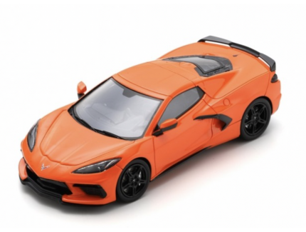 CHEVROLET CORVETTE C8 ORANGE 2020 SPARK 1/43°