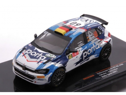 VOLKSWAGEN POLO GTI R5 N°60 RALLY YPRES 2021 IXO 1/43°