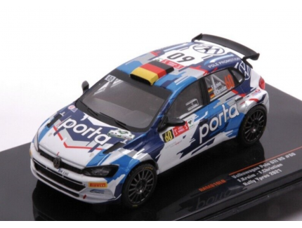 VOLKSWAGEN POLO GTI R5 N°60 RALLYE YPRES 2021 IXO 1/43°