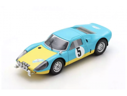 PORSCHE 904 GTS N°5 VAINQUEUR RALLYE D'ELBEUF 1967 SPARK 1/43°