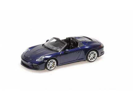 PORSCHE 911 SPEEDSTER BLEU 2019 MINICHAMPS 1/43°