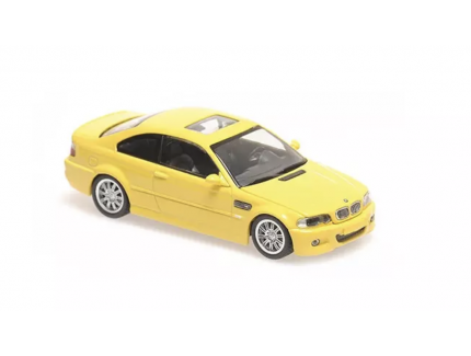 BMW M3 COUPE (E46) JAUNE 2001 MAXICHAMPS 1/43°