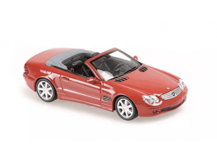 MERCEDES-BENZ SL-CLASS RED 2001 MAXICHAMPS 1/43°