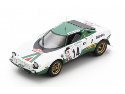 LANCIA STRATOS HF N°14 VAINQUEUR RALLYE MONTE CARLO 1975 SPARK 1/43°