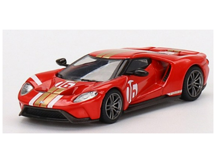 FORD GT HERITAGE EDITION MINI GT 1/64°