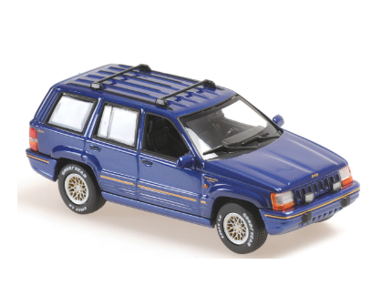 JEEP GRAND CHEROKEE BLEU MARINE MAXICHAMPS 1/43°JEEP GRAND CHEROKEE BLEU MARINE MAXICHAMPS 1/43°