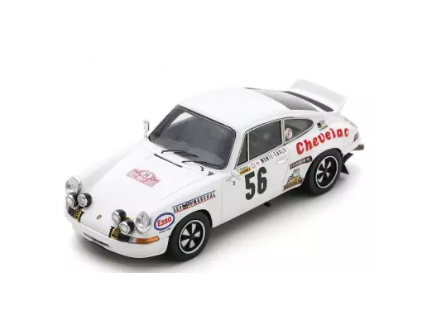 PORSCHE 911 CARRERA RS N°56 7ème RALLYE MONTE CARLO 1975 ROUGET-CHONEZ SPARK 1/43°