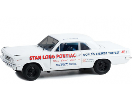 PONTIAC TEMPEST BLANC 1963 HIGHWAY 1/18°