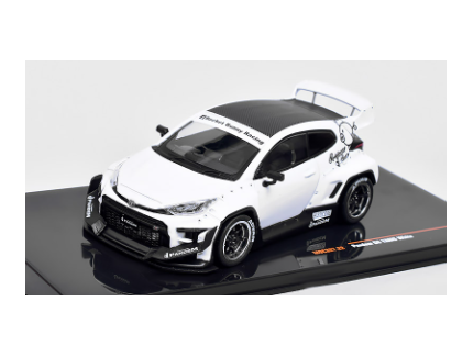 TOYOTA PANDEM GR YARIS WHITE IXO 1/43°