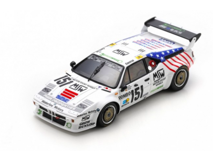 BMW M1 N°151 15EME 24H Le Mans 1985 - SPARK 1/43