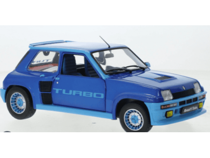 RENAULT 5 TURBO BLEU 1981 - SOLIDO 1/18