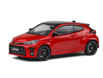 TOYOTA GR YARIS 1.6L TURBO - 261HP AWD - SOLIDO 1/43 ROUGE