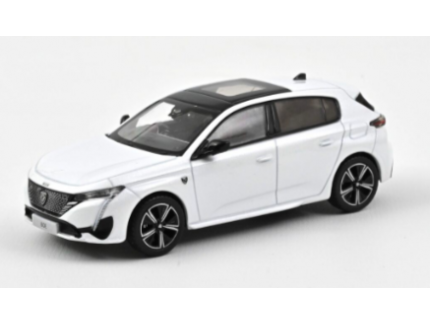 PEUGEOT 308 GT 2021 PEARL WHITE - NOREV 1/43