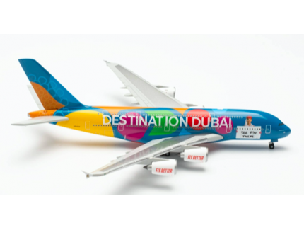 Emirates Airbus A380 "Destination Dubai" - A6-EOT - HERPA 1/500