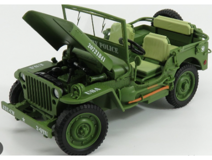 JEEP WILLY'S AMERICAN DIORAMA 1/18°