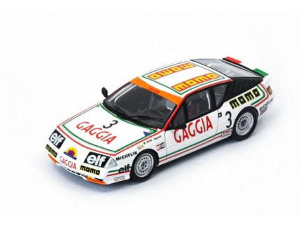 ALPINE V6 Turbo N°3 Europa Cup Champion 1986 Massimo Sigala - SPARK 1/43