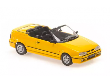 Renault 19 Cabriolet 1992 jaune - Minichamps 1/43