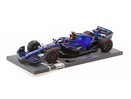 Williams Mercedes FW44 23 Alexander Albon F1 Grand Prix de Bahrain 2022 - Minichamps 1/18