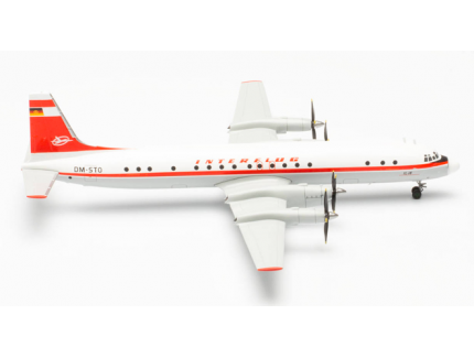 Interflug Ilyushin IL-18 – DM-STO - HERPA 1/200