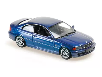 BMW 328 CI COUPÉ 1999 BLUE MET - MAXICHAMPS 1/43