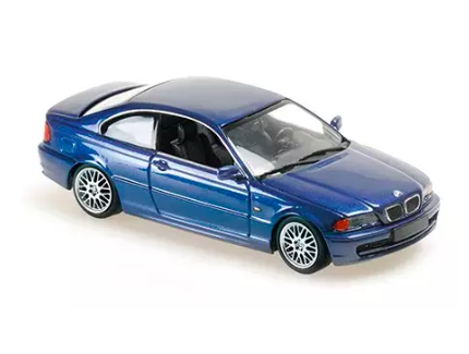 BMW 328 CI COUPÉ 1999 BLEU MET - MAXICHAMPS 1/43