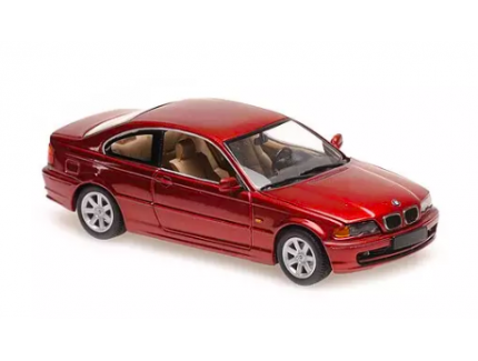 BMW 328 CI COUPÉ 1999 ROUGE MET - MAXICHAMPS 1/43