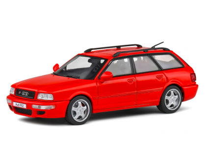 AUDI AVANT RS2 LAZER RED 1995 - SOLIDO 1/43