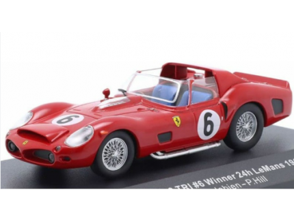 FERRARI 330 TRI #6 VAINQUEUR 24H DU MANS 1962 IXO 1/43°