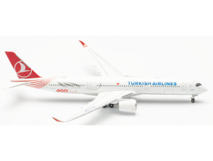 AIRBUS A350-900 "400TH AICRAFT" TURKISH AIRLINES HERPA 1/500°