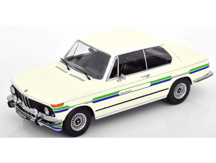 BMW 2002 ALPINA 1974 WHITE KK SCALE 1/18°