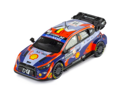 HYUNDAI I20 N RALLY1 N°11 T.NEUVILLE - M.WYDAEGHE RALLYE MONTE-CARLO 2023 - IXO 1/43