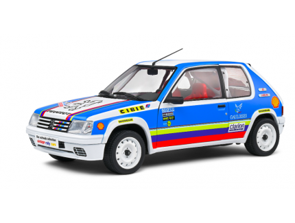 PEUGEOT 205 RALLYE 1,9L SCHWAB COLLECTION 1990 - SOLIDO 1/18