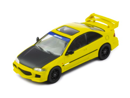 HONDA CIVIC EJ1 COUPE 1995 YELLOW - IXO 1/43