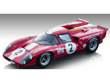 Lola T70 MK3B GT Le Mans 24h 1969 car N°2 DNF Scuderia Filipinetti Driver: J. Bonnier - M. Gregory - Tecnomodel 1/18